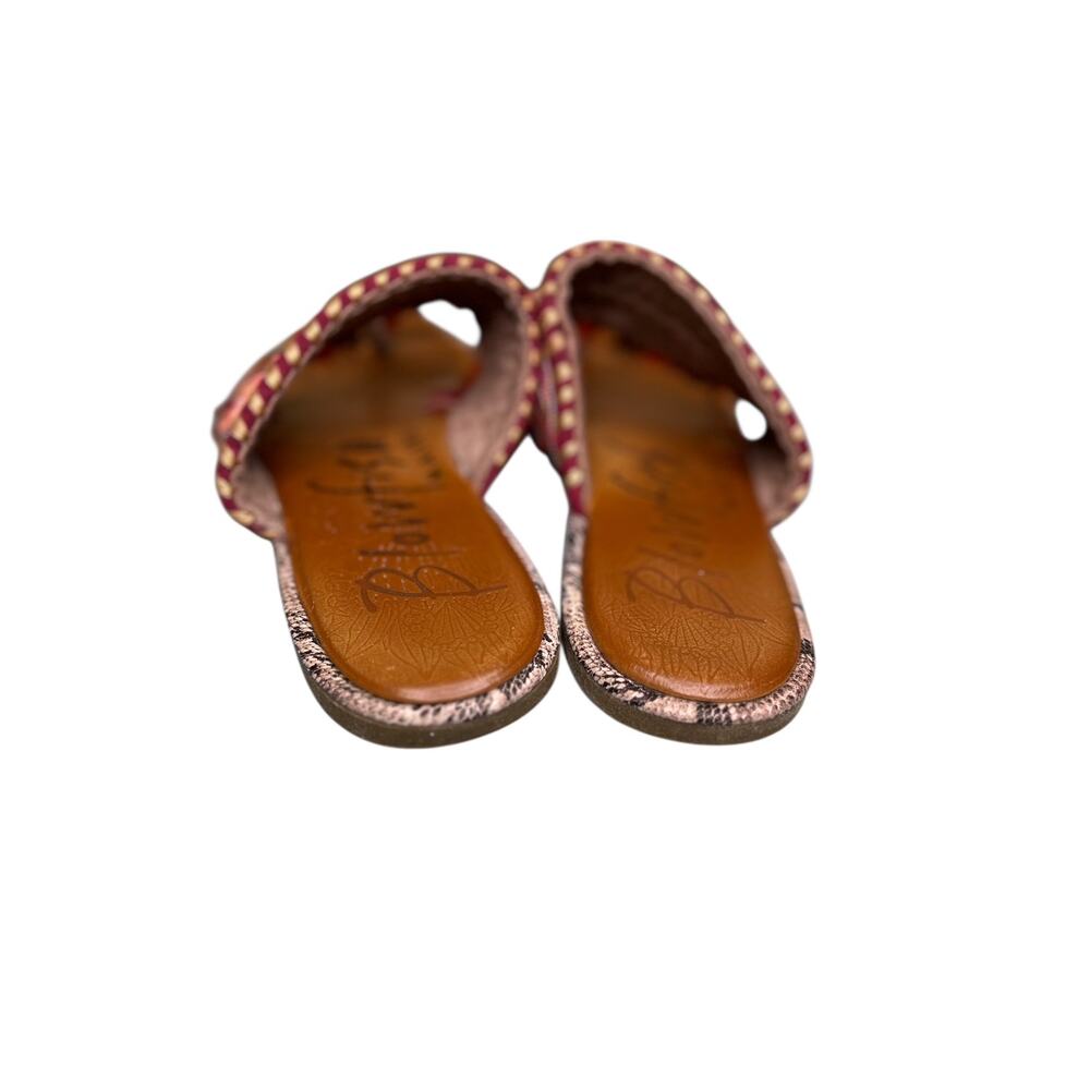 Blowfish Malibue Raelynn in Sea Lion Die Cut Multi Ribbons Sandals Sz. 9 - Picture 3 of 6